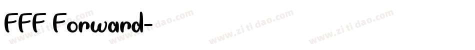 FFF Forward字体转换